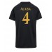 Real Madrid David Alaba #4 Tredjedrakt Dame 2023-24 Korte ermer